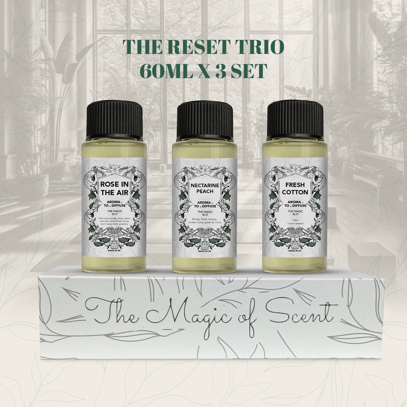 THE RESET TRIO 60ML X 3 SET لاخء 1